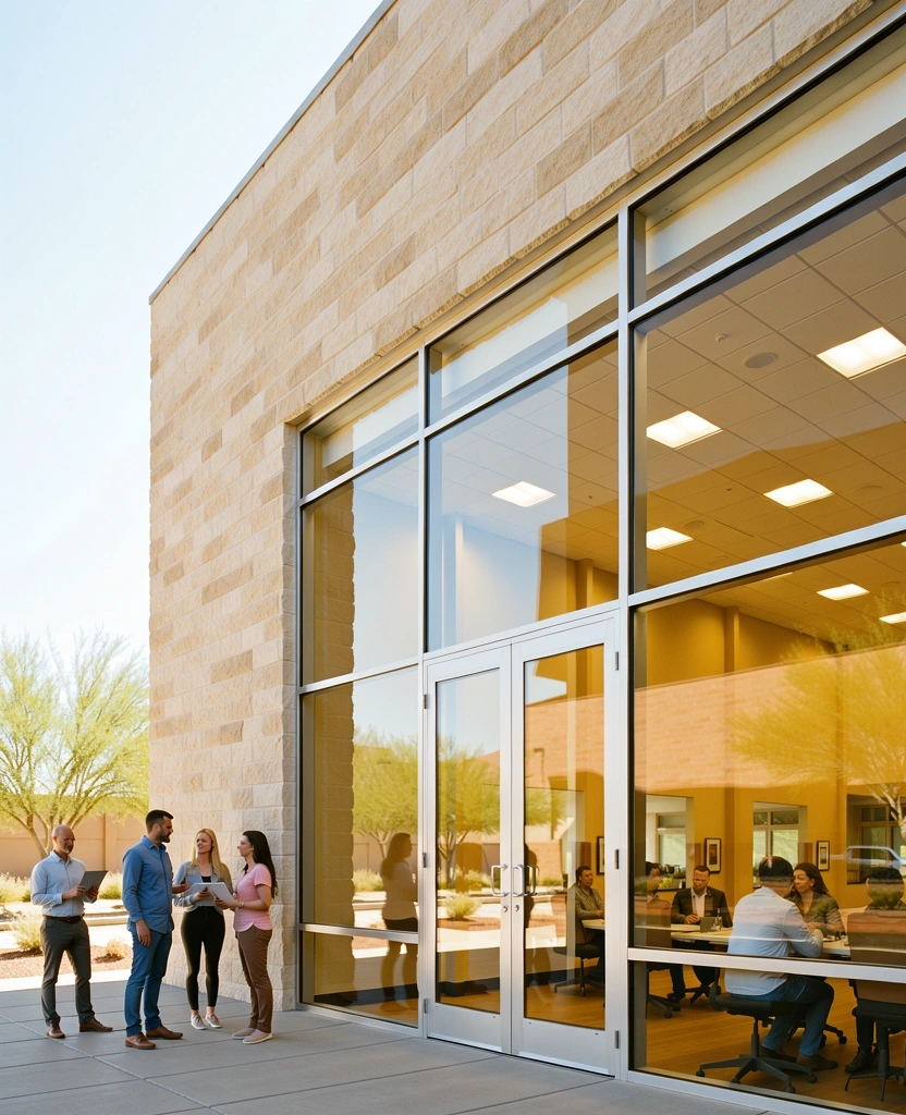 Hughes Federal Credit Union Tucson Branch Architecture